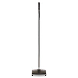 Rubbermaid® Commercial Floor and Carpet Sweeper, 44" Handle, Black/Gray (RCP421288BLA)