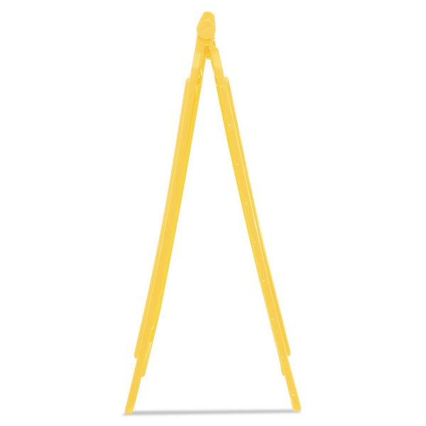 Rubbermaid® Commercial Caution Wet Floor Sign, 11 x 12 x 25, Bright Yellow, 6/Carton (RCP611277YWCT)