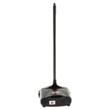 Rubbermaid® Commercial Lobby Pro Upright Dustpan with Wheels, 12.5w x 37h, Polypropylene with Vinyl Coat, Black (RCP253100BK)