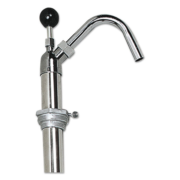 Boardwalk® Bottle Pump, 22 oz/Pump, Steel, 42.5" Tall, Chrome (BWK00422EA)