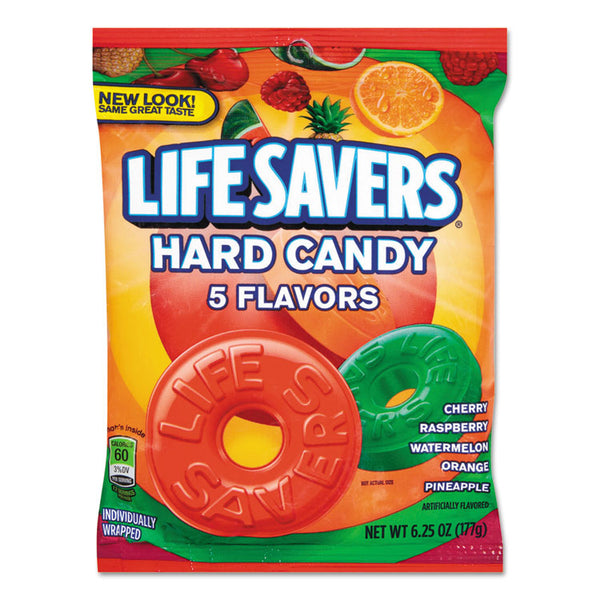 LifeSavers® Hard Candy, Original Five Flavors, 6.25 oz Bag (LFS88501)