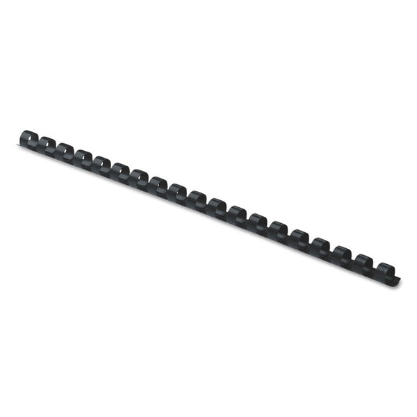 Fellowes® Plastic Comb Bindings, 5/16" Diameter, 40 Sheet Capacity, Black, 25/Pack (FEL52321)