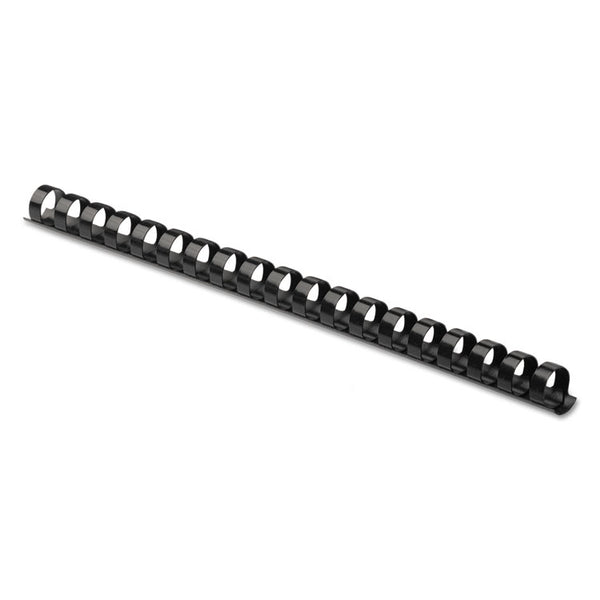 Fellowes® Plastic Comb Bindings, 5/8" Diameter, 120 Sheet Capacity, Black, 100/Pack (FEL52327)
