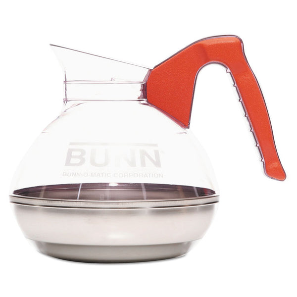BUNN® 64 oz. Easy Pour Decanter, Orange Handle (BUN6101)
