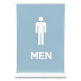 deflecto® Classic Image Double-Sided Sign Holder, 5 x 7 Insert, Clear (DEF69101) Each