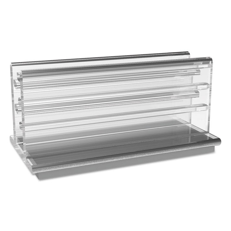 deflecto® Clips Grips Tags SuperGrip Display Holder, 1 x 0.5 x 0.5, Clear, 50/Pack (DEF20002) Bag of 50
