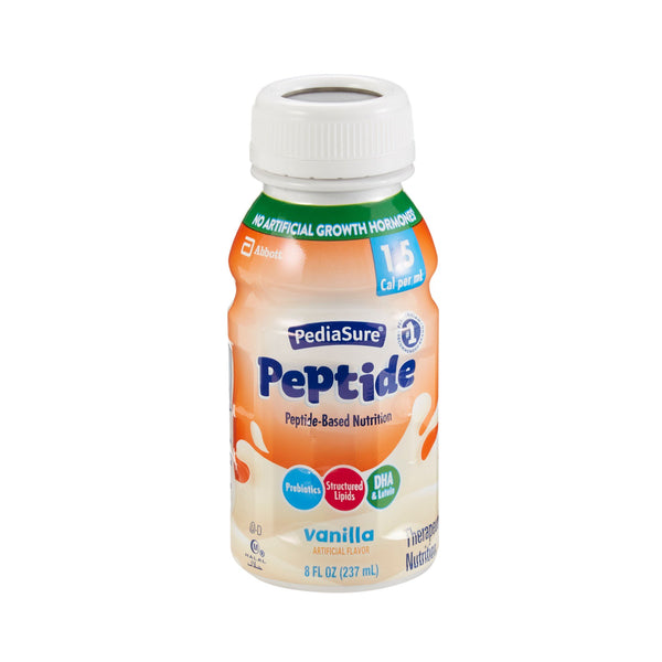 PediaSure® Peptide 1.5 Cal Pediatric Oral Supplement Vanilla Flavor 8 oz. Bottle Liquid Peptide Malabsorption / Maldigestion (1143666_EA) 1/EA