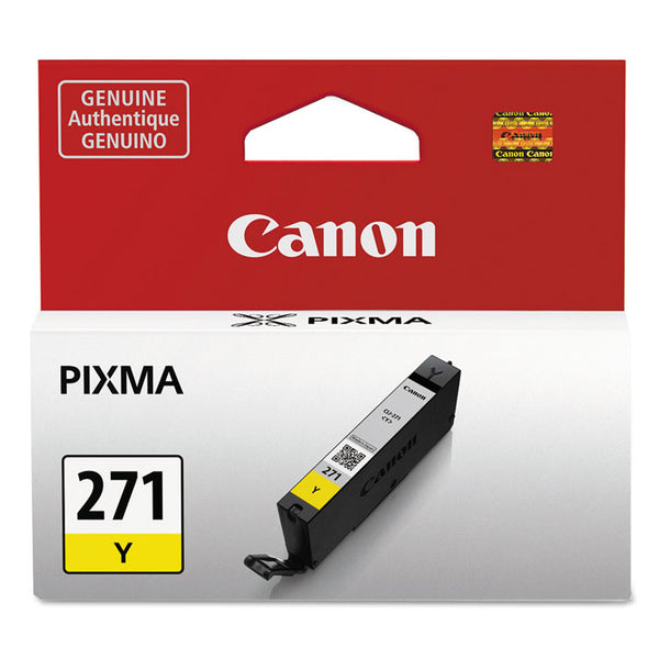 Canon® 0393C001 (CLI-271) Ink, Yellow (CNM0393C001)