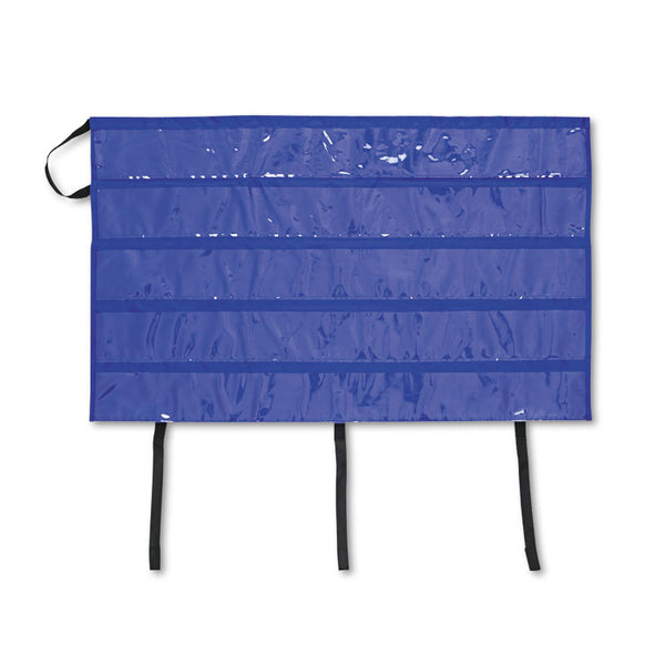 Carson-Dellosa Education Border Storage Pocket Chart, Blue/Clear, 41" x 24.5" (CDPCD5652) Each