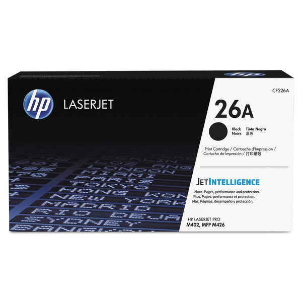 HP HP 26A, (CF226A) Black Original LaserJet Toner Cartridge (HEWCF226A)