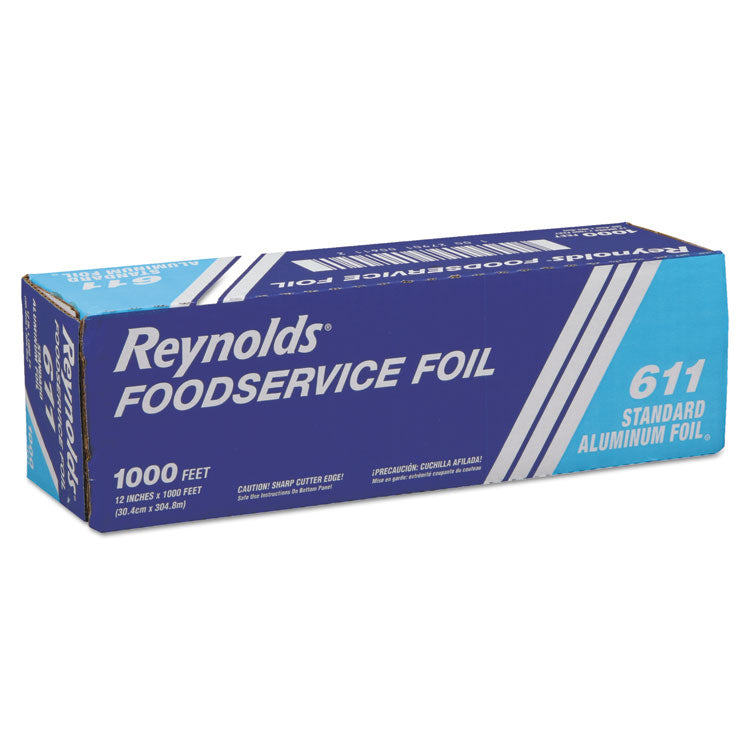 Reynolds Wrap® Standard Aluminum Foil Roll, 12" x 1,000 ft, Silver (RFP611) Each