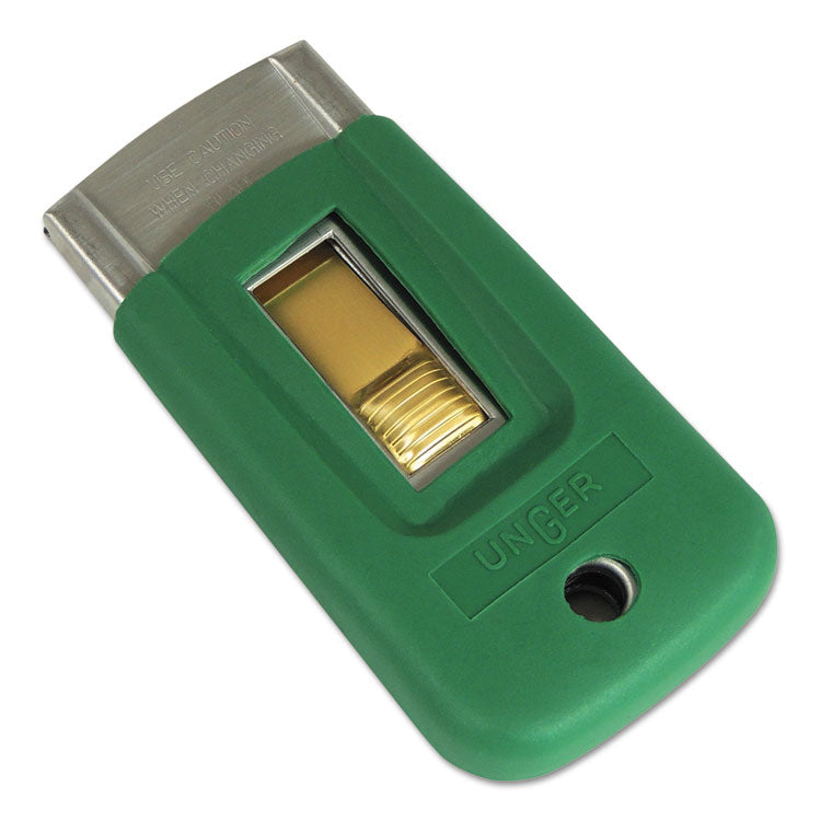 Unger® ErgoTec Safety Scraper with Rubber Cover,  Accepts 1 1/2" Blade (UNGSR040) Each