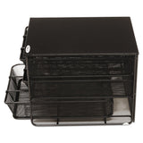 Safco® 3 Drawer Hospitality Organizer, 7 Compartments, 11.5 x 8.25 x 8.25, Black (SAF3275BL)
