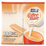 Coffee mate® Liquid Coffee Creamer, Original, 0.38 oz Mini Cups, 180/Carton (NES753032) Box of 180