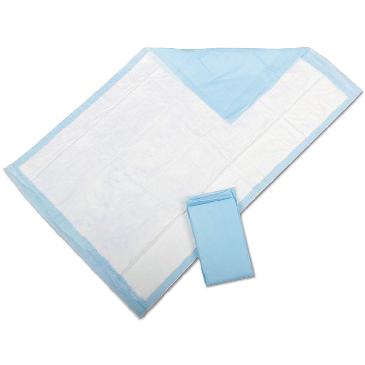 Medline Protection Plus Disposable Underpads, 23" x 36", Blue, 25/Bag (MIIMSC281232)