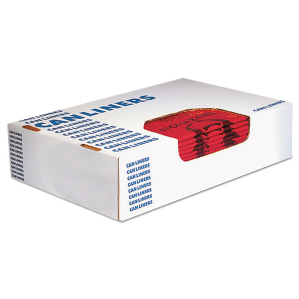 Heritage Healthcare Biohazard Printed Can Liners, 8-10 gal, 1.3 mil, 24" x 23", Red, 500/Carton (HERA4823PR) 1 Case