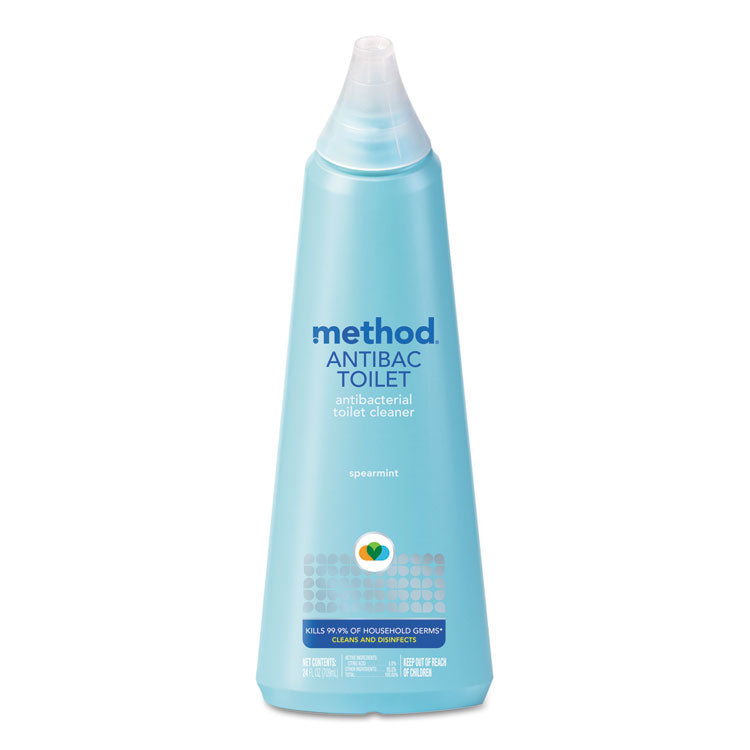 Method® Antibacterial Toilet Cleaner, Spearmint, 24 oz Bottle, 6/Carton (MTH01221CT)