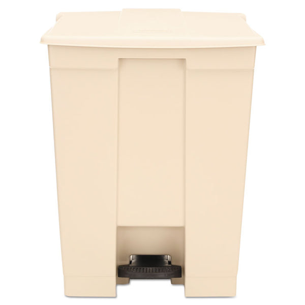 Rubbermaid® Commercial Step-On Receptacle, 18 gal, Polyethylene, Beige (RCP614500BG)