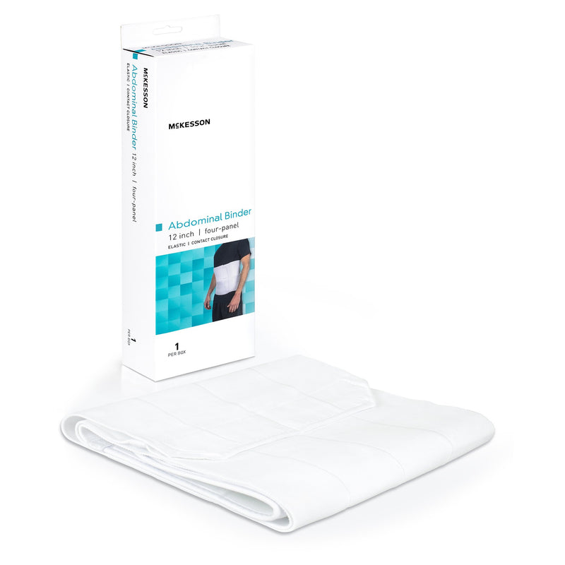 McKesson Abdominal Binder Large / X-Large Hook and Loop Closure 62 to 74 Inch Waist Circumference 12 Inch Height Adult (1159060_EA) 1/EA