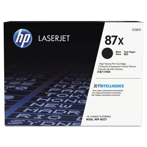 HP HP 87X, (CF287X) High-Yield Black Original LaserJet Toner Cartridge (HEWCF287X)