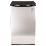 Avanti 4.4 CF Refrigerator, 19 1/2"W x 22"D x 33"H, Black/Stainless Steel (AVARM4436SS) Each