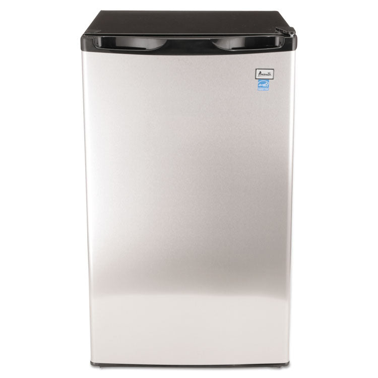 Avanti 4.4 CF Refrigerator, 19 1/2"W x 22"D x 33"H, Black/Stainless Steel (AVARM4436SS) Each
