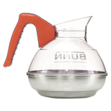 BUNN® 64 oz. Easy Pour Decanter, Orange Handle (BUN6101)