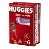 Huggies® Little Movers Unisex Baby Diaper Size 6 Disposable Moderate Absorbency (1128670_CS) 64/CS
