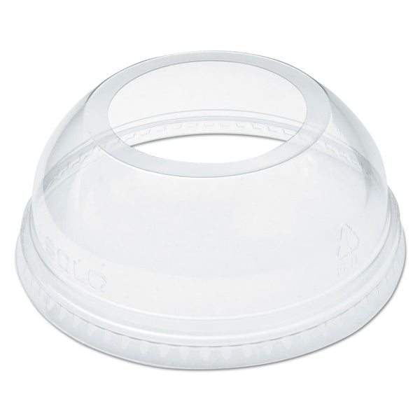 Dart® Open-Top Dome Lid, Fits 16 oz to 24 oz Plastic Cups, Clear, 1.9" Dia Hole, 1,000/Carton (DCCDLW626)