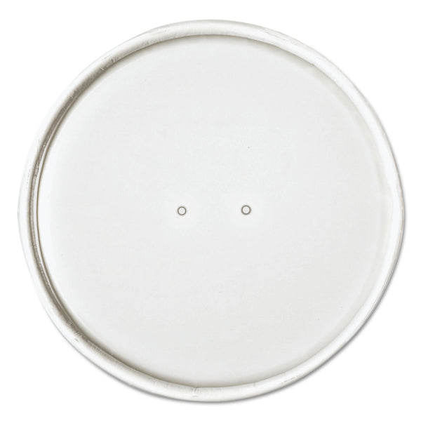 Dart Paper Lids for 32oz Food Containers, White, Vented, 4.6"Dia, 25/Bag, 20 Bg/Ctn (SCCCH32A) Case of 20