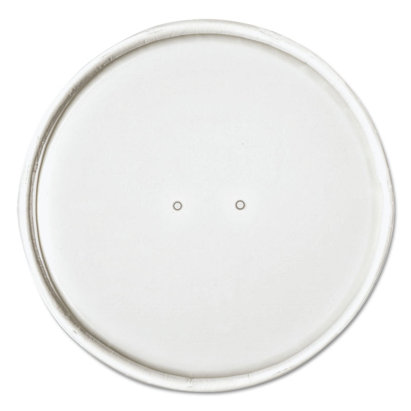 Dart Paper Lids for 32oz Food Containers, White, Vented, 4.6"Dia, 25/Bag, 20 Bg/Ctn (SCCCH32A) Case of 20