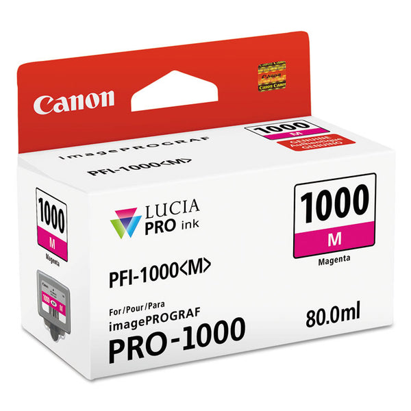 Canon® 0548C002 (PFI-1000) Lucia Pro Ink, Magenta (CNM0548C002)