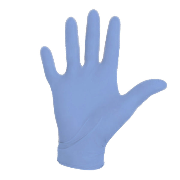 Aquasoft® Exam Glove X-Large NonSterile Nitrile Standard Cuff Length Textured Fingertips Blue Chemo Tested (975532_CS) 2500/CS