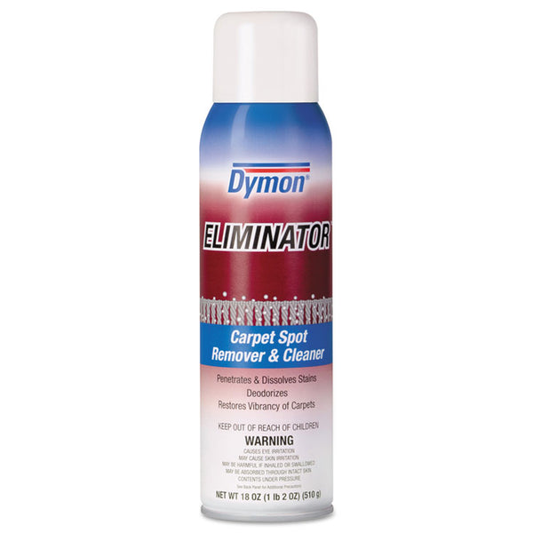 Dymon® Eliminator Carpet Spot and Stain Remover, 18 oz Aerosol Spray, 12/Carton (ITW10620) Case of 12