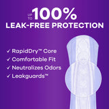 Always® Discreet Bladder Control Pad 9.4 Inch Length Light Absorbency Super Absorbent Core Size 3 (928408_PK) 30/PK