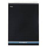 Cambridge® Stiff-Back Wire Bound Notepad, Medium/College Rule, Navy Cover, 70 White 8.5 x 11.5 Sheets (MEA59882)