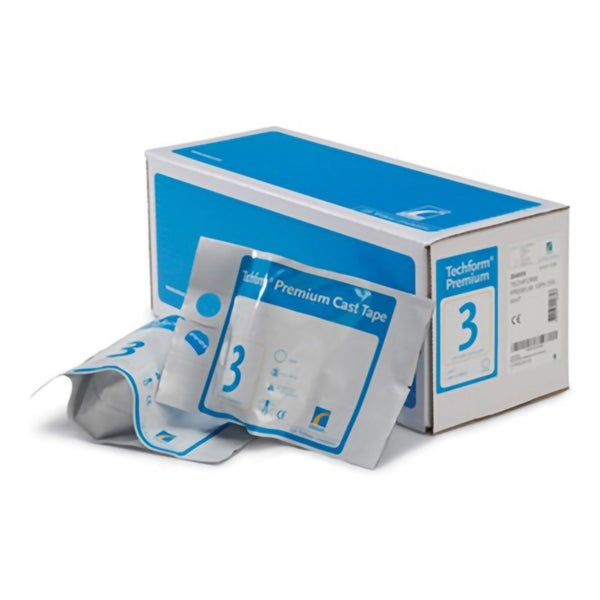 TechForm® Ortho-Roll® One-Side Padded Splint Roll 5 Inch X 15 Foot Fiberglass White (549762_EA) 1/EA