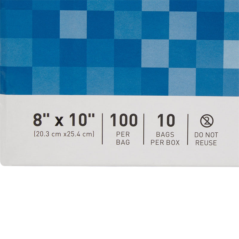 McKesson Reclosable Bag 8 X 10 Inch Polyethylene Clear Zipper Closure (854574_PK) 1/PK