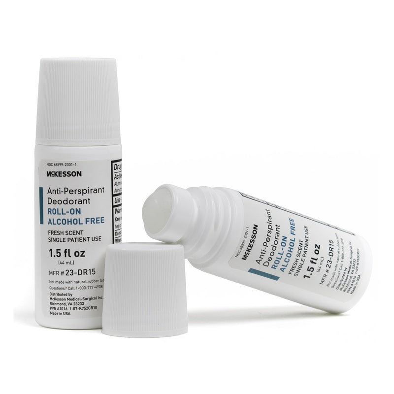 McKesson Antiperspirant / Deodorant Roll-On 1.5 oz. Fresh Scent (493425_CS) 96/CS