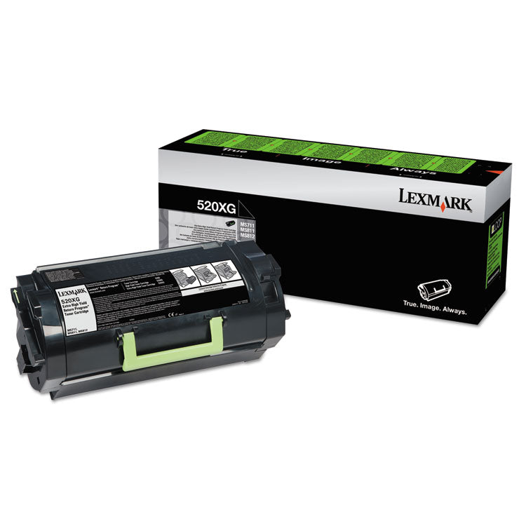 Lexmark™ 52D0X0G Return Program Extra High-Yield Toner, 45,000 Page-Yield, Black (LEX52D0X0G) Each