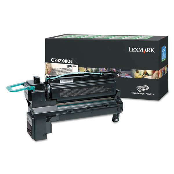 Lexmark™ C792X4KG Return Program Extra High-Yield Toner, 17,000 Page-Yield, Black (LEXC792X4KG)