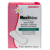 Hospeco® Maxithins® Vended Pantyliners, Light Protection, 200/Case (HOS25030073) Case of 200