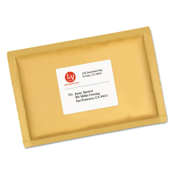 Avery® White Shipping Labels-Bulk Packs, Inkjet/Laser Printers, 3.33 x 4, White, 6/Sheet, 250 Sheets/Box (AVE95940)