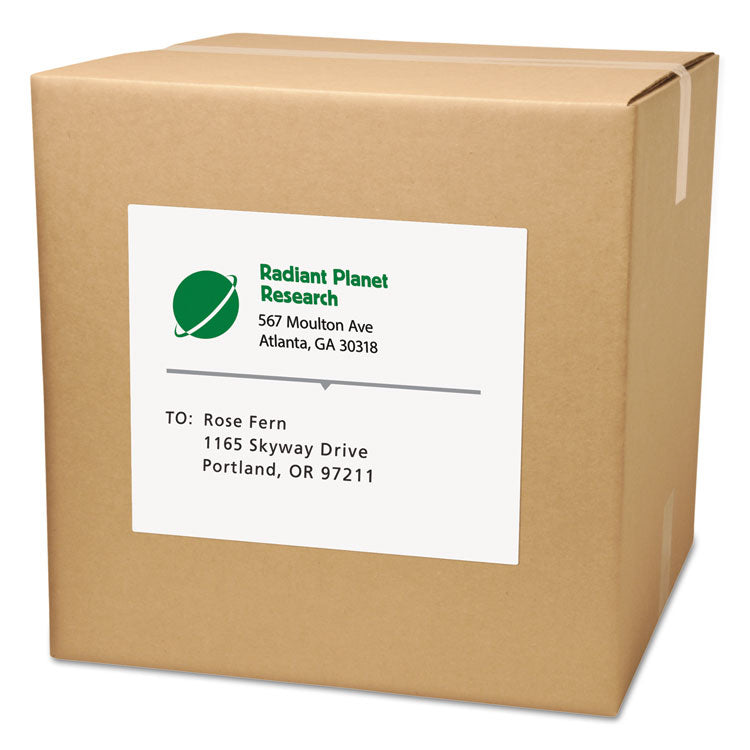 Avery® White Shipping Labels-Bulk Packs, Inkjet/Laser Printers, 8.5 x 11, White, 250/Box (AVE95920)