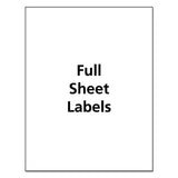 Avery® White Shipping Labels-Bulk Packs, Inkjet/Laser Printers, 8.5 x 11, White, 250/Box (AVE95920)