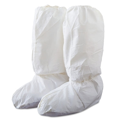 Dupont Tyvek IsoClean High Boot Covers with PVC Soles, X-Large, White (251-IC444S-XL) 200 EA / CA