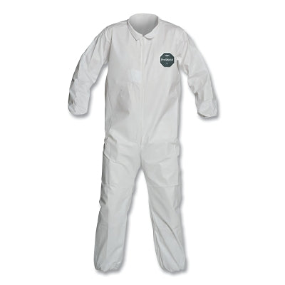 Dupont ProShield® 50 Collared Coveralls with Elastic Wrists/Ankles, White, 2X-Large (251-NB125SWH2X002500) 25 EA / CA