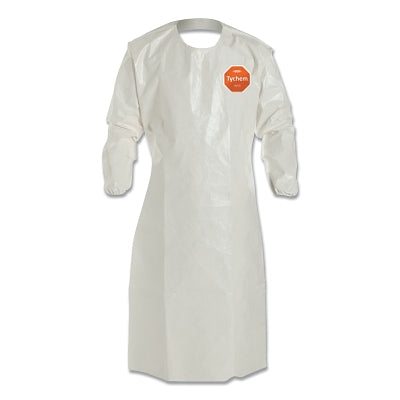 Dupont Tychem® SL Aprons with attached Long Sleeves, 26 in x 52 in, White (251-SL278BWH00001200) 12 EA / CA
