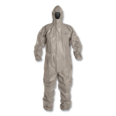 Dupont Tychem F Coveralls with attached Hood, , 2X-Large (251-TF145T-2X-TV) 1 / CA