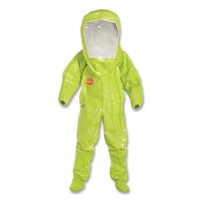Dupont Tychem TK Encapsulated Level B Coverall, High Visibility Lime Yellow, X-Large (251-TK527T-XL) Each